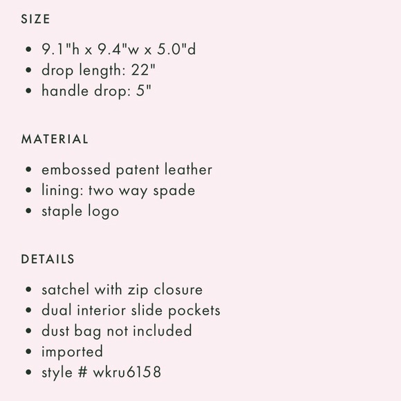 🆕 Kate Spade Bixby Place Medium Satchel - Picture 4 of 8